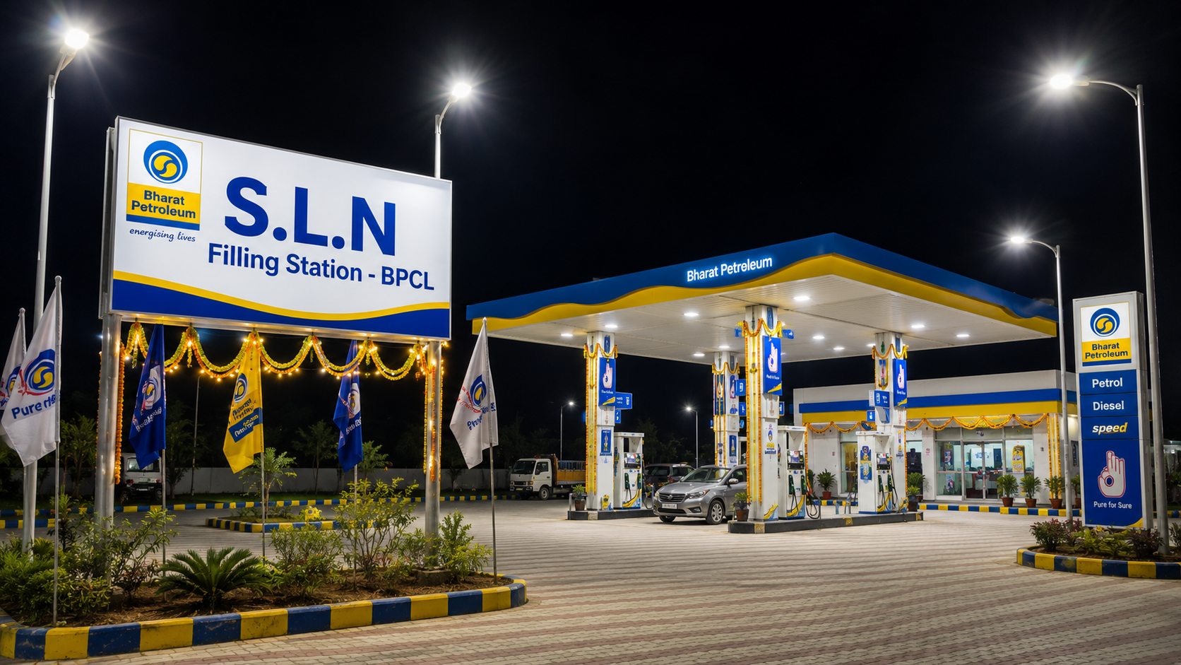 S.L.N Filling Station – BPCL